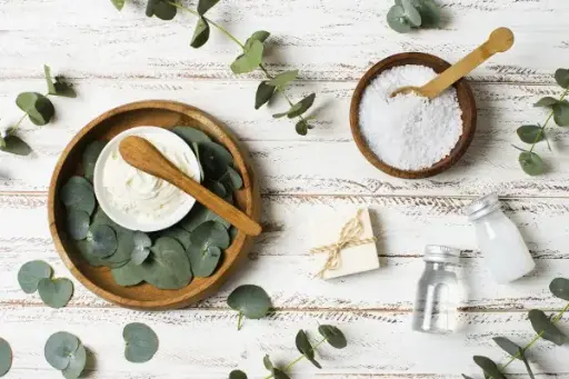 1. Mascarilla de arroz y crema hidratante